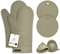 Rorecay 6pcs Oven Mitts and Pot Holders Sets Heat Resistant 500 Degrees by Rorecay