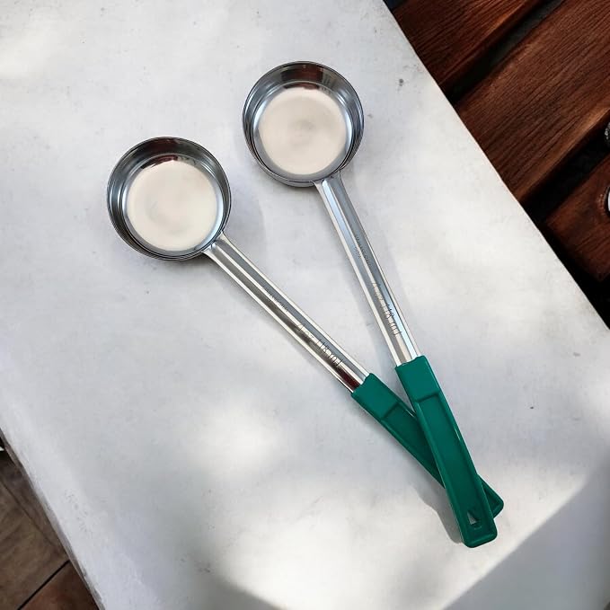 4 Ounce Solid Stainless Steel Portion Control Ladle Spoon - Image 7