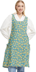 Cozy Adjustable Cross Back Aprons by APRONNER