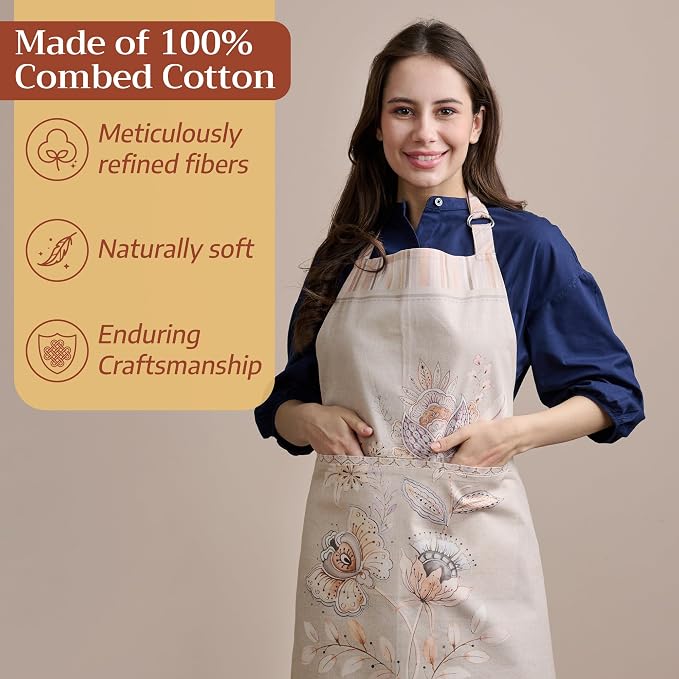 Maison d' Hermine 100% Cotton Apron - Image 4