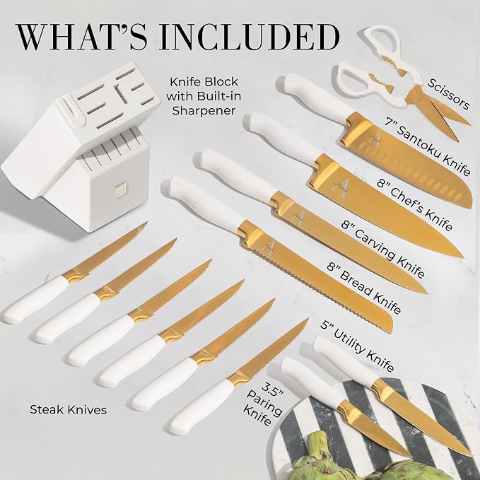 Personalized Gold Knife Set - Image 6