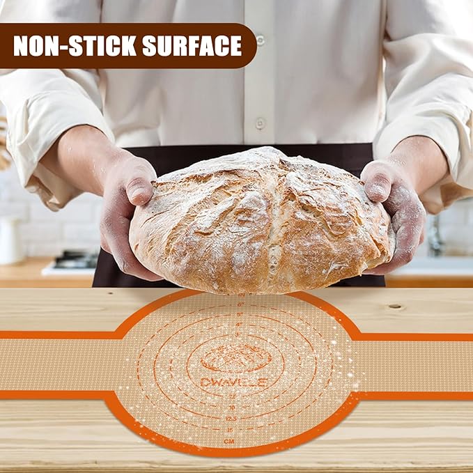 Silicone Bread Sling for Dutch Oven, Non-Stick & Easy to Clean Baking Mat Set - Image 2