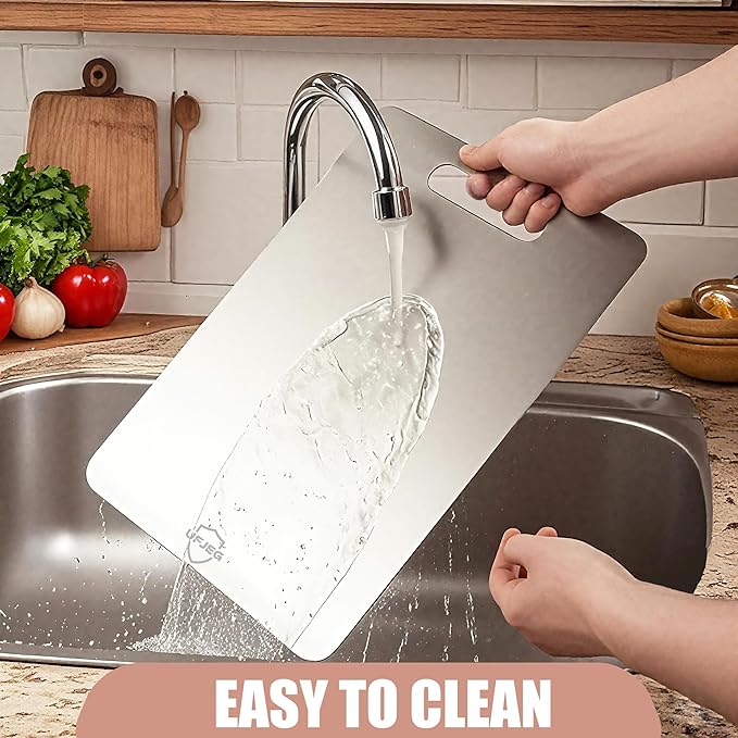 Titanium Cutting Board, Non Toxic, Double-Sided Food Grade Chopping Board - Image 2