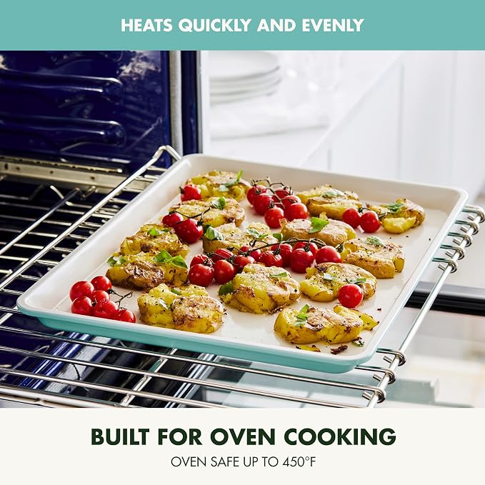 GreenPan Bakewell 13"x18" Baking Sheet Pan, Healthy Ceramic Nonstick Bakeware - Image 7
