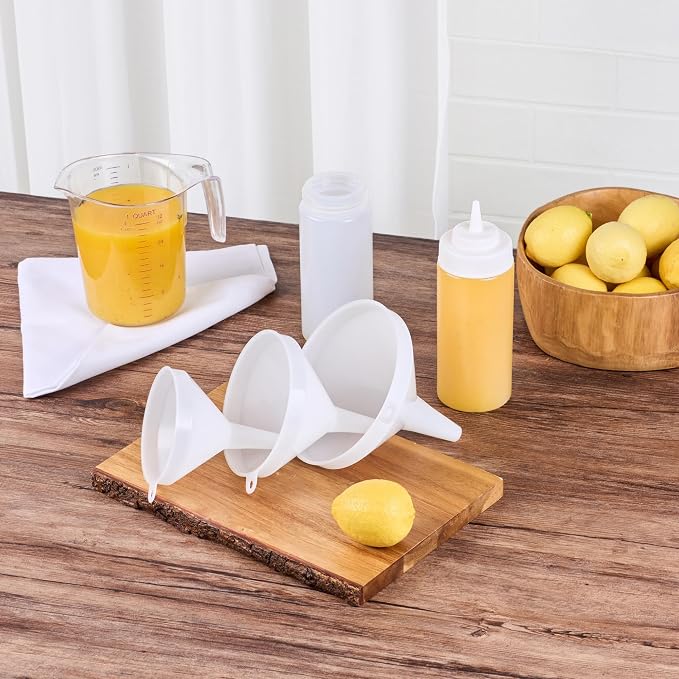 Restaurantware-Met Lux Plastic Funnel Set, 1 Pouring Tool Set - Image 6