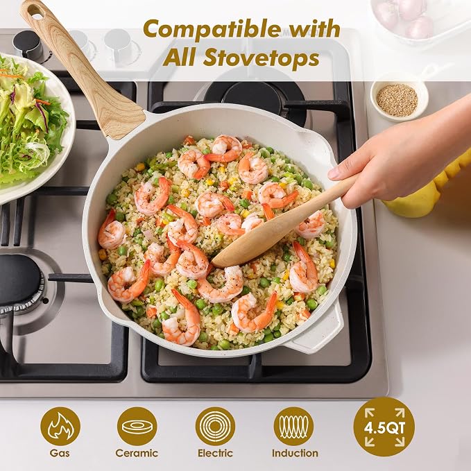 SENSARTE Nonstick Frying Pan Skillet - Image 4