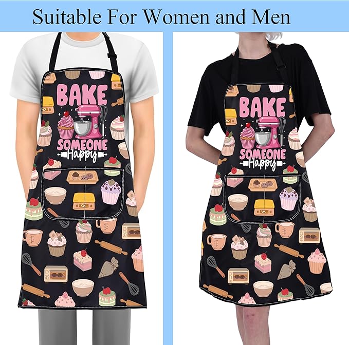 FUSTMW Cake Maker Gifts for Baker Kitchen Baking Apron - Image 6