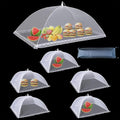 Mesh Food Covers for Outdoors, 1 Pack 40"X24" Extra Large Food Net + 5 Pack by Fanghome