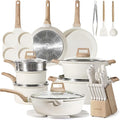 CAROTE ICE 35pcs Pots and Pans Set, Nonstick Cookware Sets by CAROTE