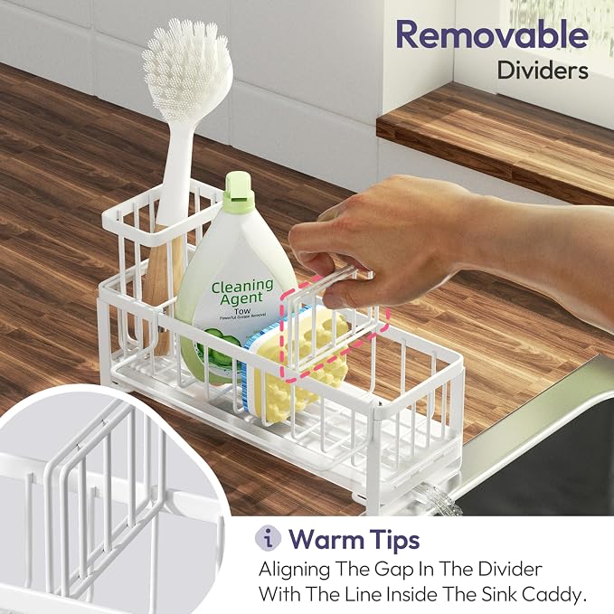 SWTYMIKI Sponge Holder for Kitchen Sink - Image 4
