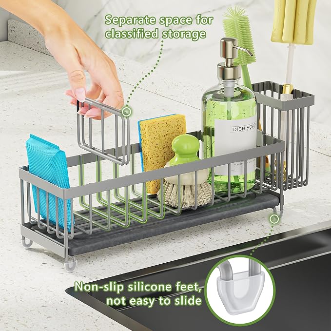 Cisily Extra Large Sink Caddy Organizer - Image 6