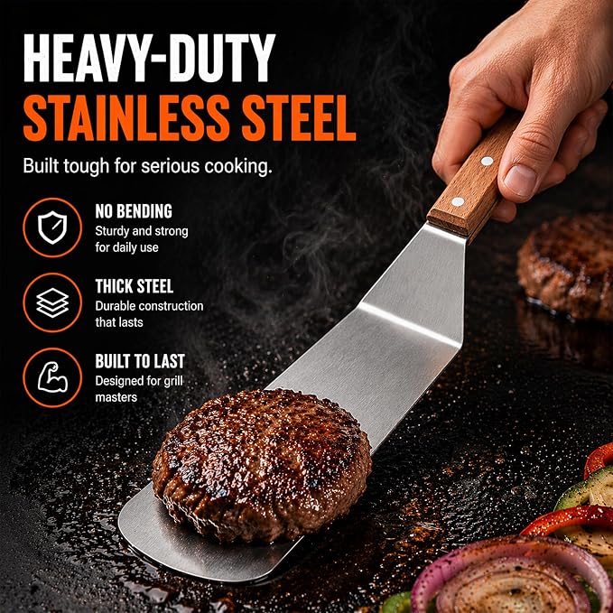 Medium Grill Spatula – Metal Spatula - Image 6