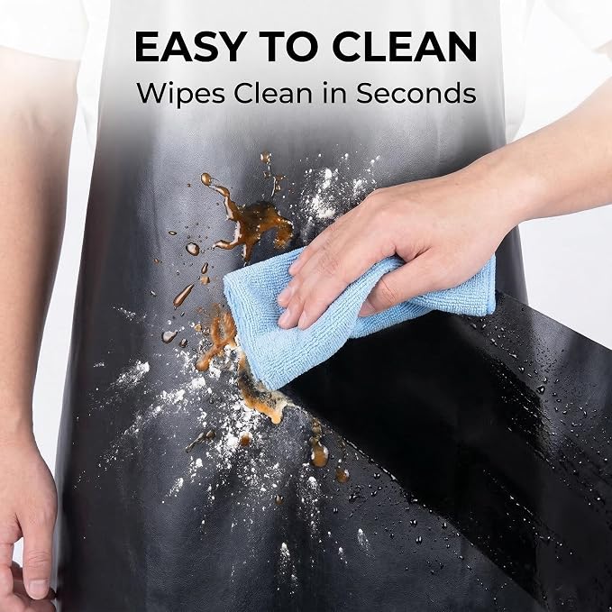 Homsolver Heavy Duty Vinyl Waterproof Apron - Image 5