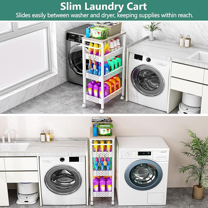 Vivihomety Utility Slim Storage Cart - Image 5