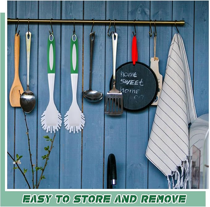 Hsei 30 Pcs Kitchen Scrub Dish Brush Bulk - Image 4