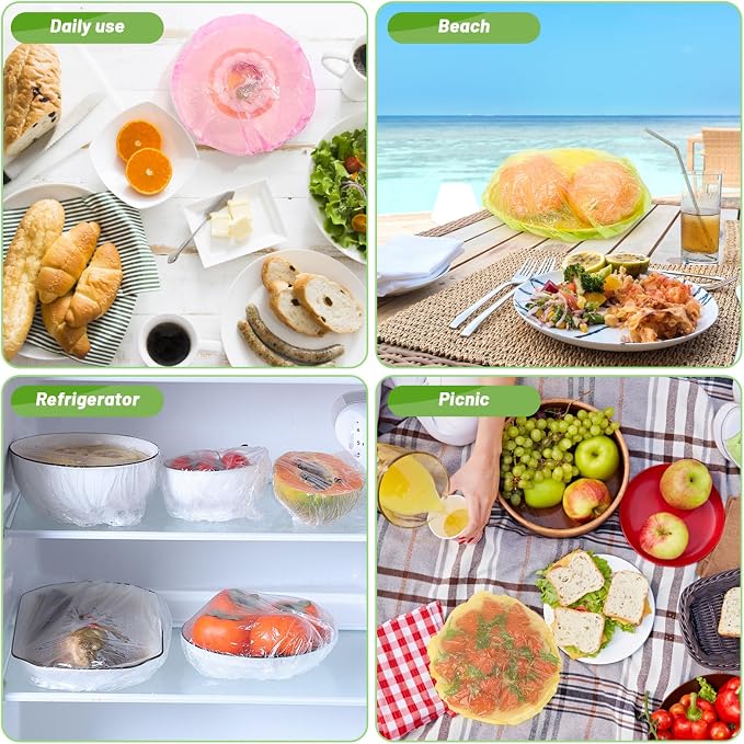 90Pcs Reusable Elastic Food Bowl Storage Covers, Sublaga Bowl Covers, Variety - Image 7