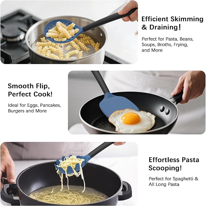 Coukre Silicone Kitchen Cooking Utensils Set - Image 3