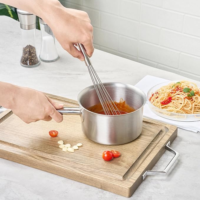 Restaurantware 12.5 in Stainless Steel Ball Whisk - Image 5