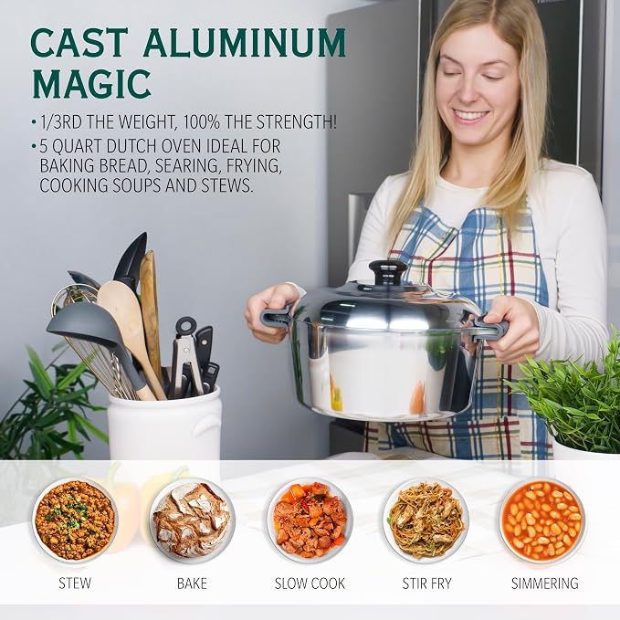 Magnaware Cast Aluminum Dutch Oven - Image 4