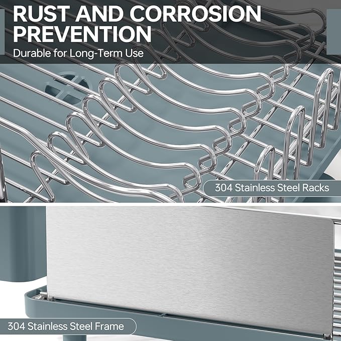 Stainless Steel Dish Drying Rack - Image 6