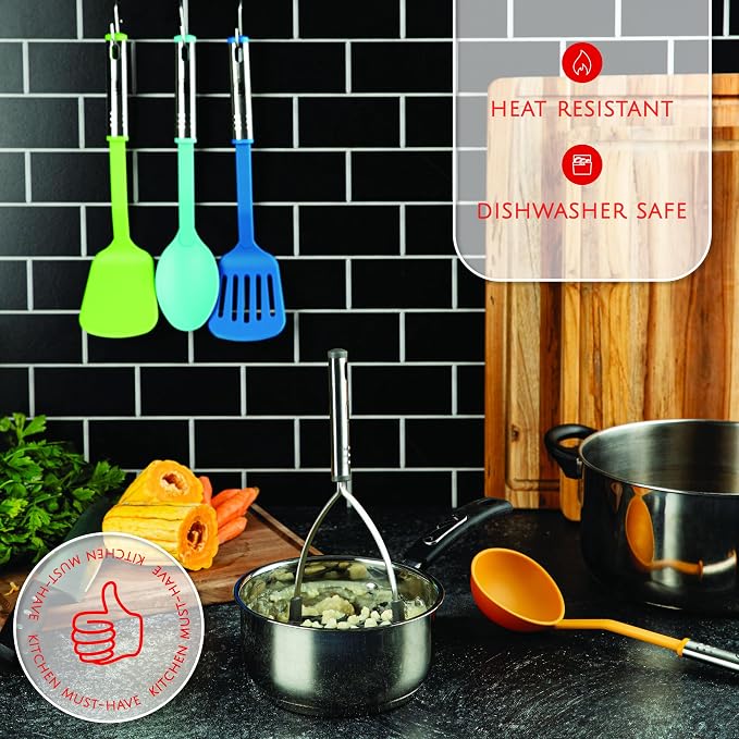 Kitchen Utensils Set 35 PCS Cooking Utensils Set, Nonstick and Heat Resistant - Image 3