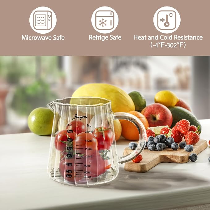 Joeyan 7 oz Glass Measuring Cups - Image 6
