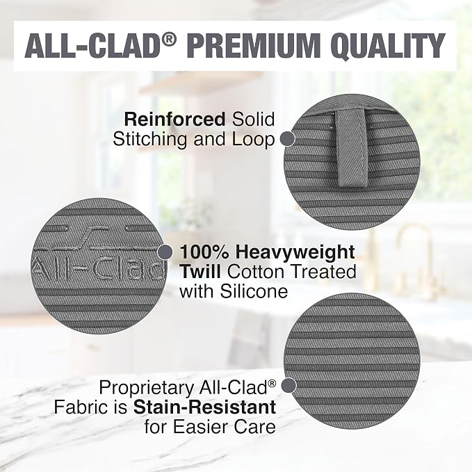 All-Clad Premium Pot Holder & Hot Pad: Heat Resistant to 500 Degrees - Image 5