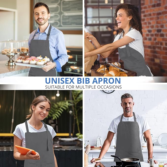 Utopia Kitchen 2 Pack Bib Apron, Adjustable - Image 5