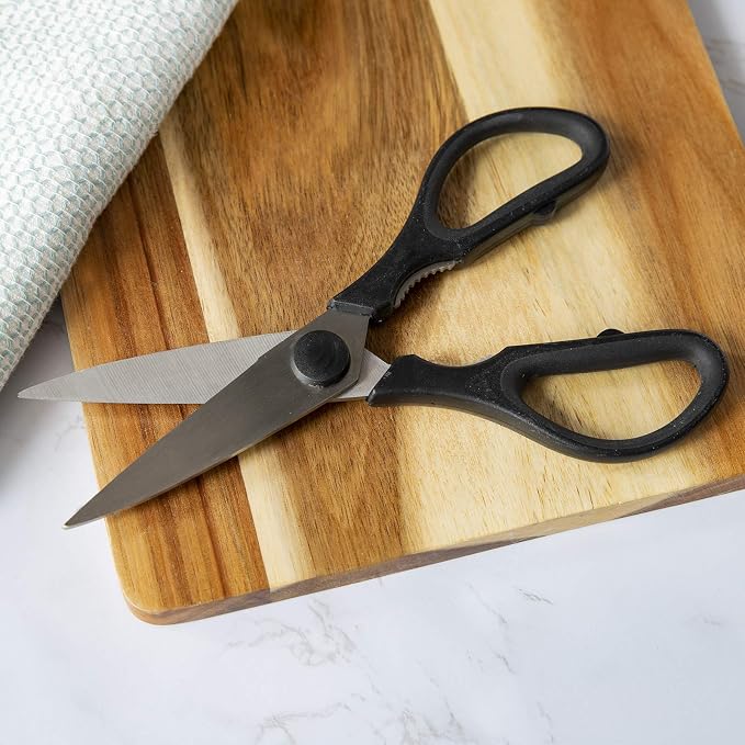Rae Dunn Kitchen Scissors- Stainless Steel Kitchen Shears, Cooking Scissors - Image 4
