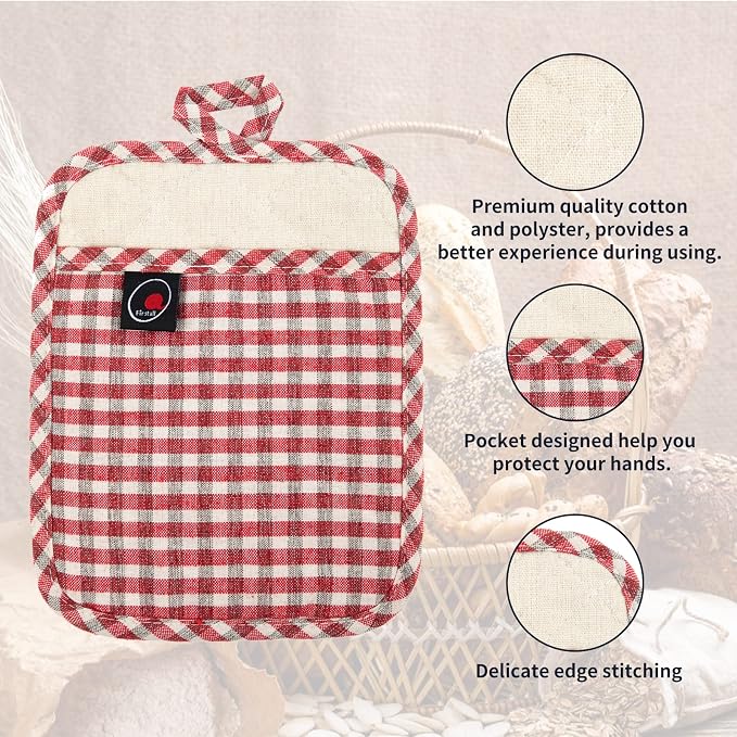 Oven Mitts and PotHolders Sets, Non-Slip Neoprene Oven Mitts are Suitable - Image 4