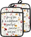 Inspirational Floral Pot Holders by Unknown