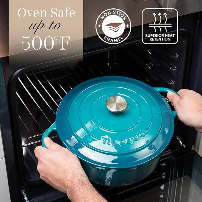 Nuovva Enamelled Cast Iron Dutch Oven Pot - Image 5