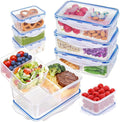 KIGI Lunch Container Set with Small Containers, 3 Compartment Food Storage by KIGI