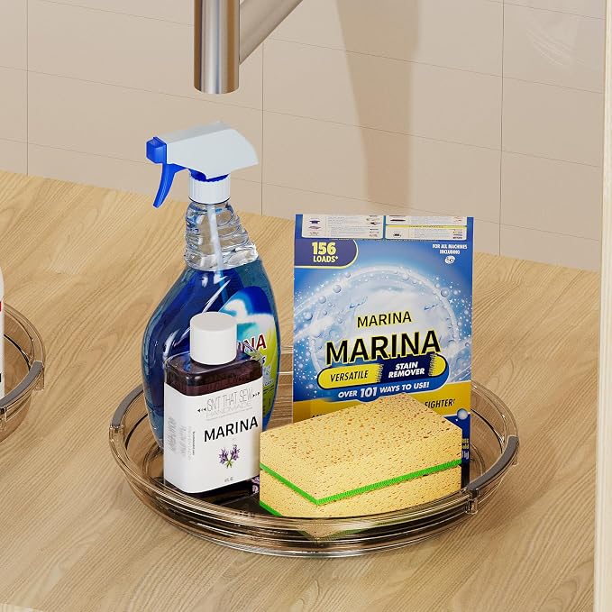LAMU 2 Pack Lazy Susan Turntable Organizer - Image 8