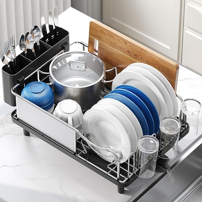 Urackify Stainless Steel Dish Drying Rack - Image 8