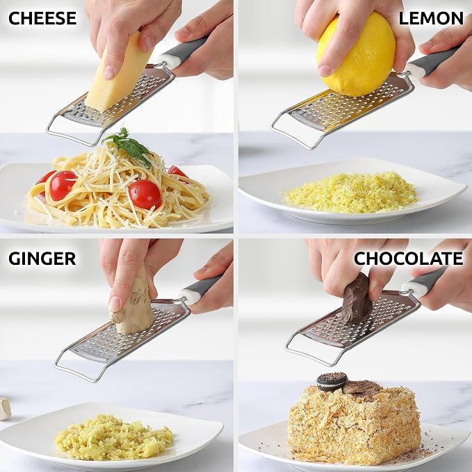 Zulay Kitchen Professional Cheese Grater Stainless Steel - Image 4