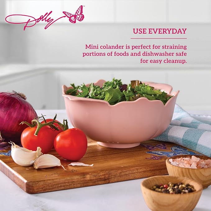 Dolly Parton Mini Colander – Flower-Shaped Berry Strainer - Image 4
