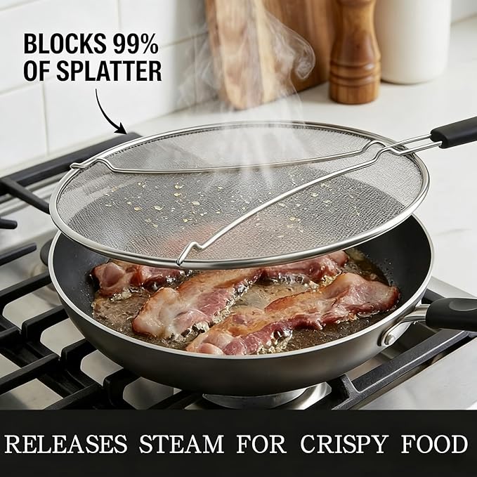 Splatter Screen for Frying Pan 13 Inch - Image 3
