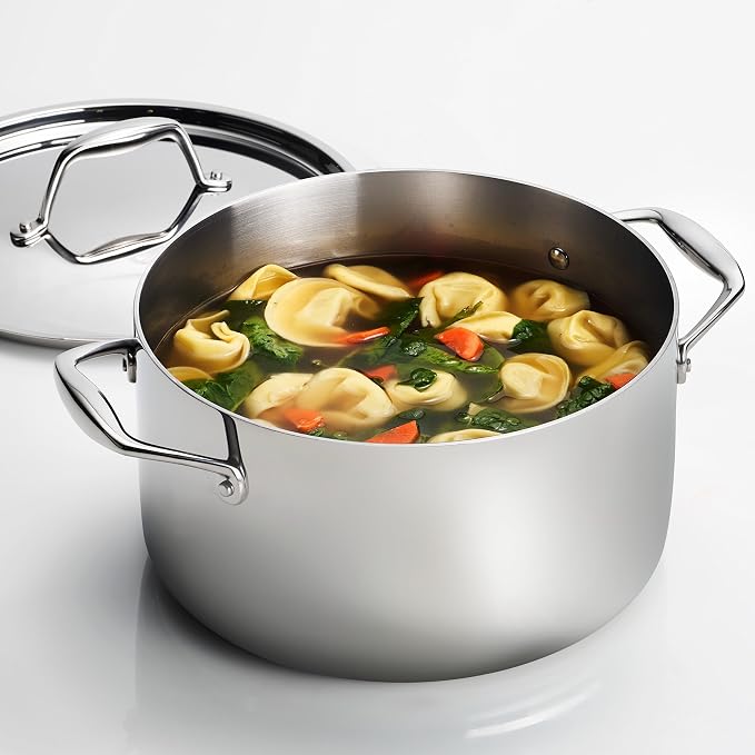 Tramontina Signature Tri-Ply Clad Stainless Steel 6-Quart Sauce Pot - Image 3