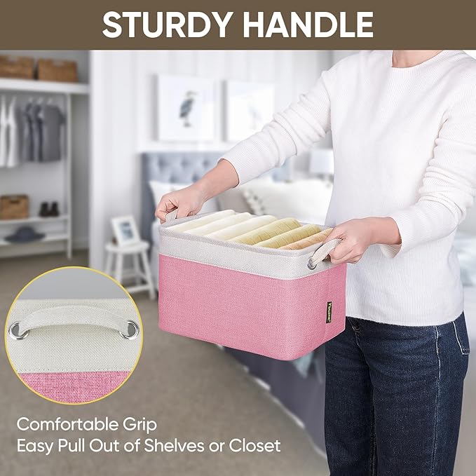 BALEINE 2 Pack Fabric Closet Storage Bins - Image 8