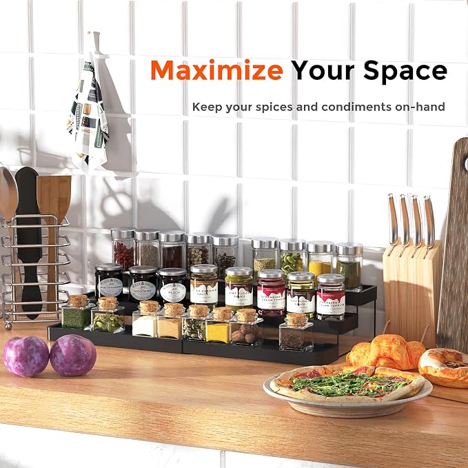 Expandable Spice Rack Organizer - Image 4