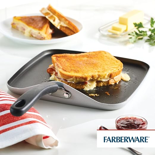 Farberware Cookstart DiamondMax Nonstick Square Deep Grill Pan/Griddle - Image 2