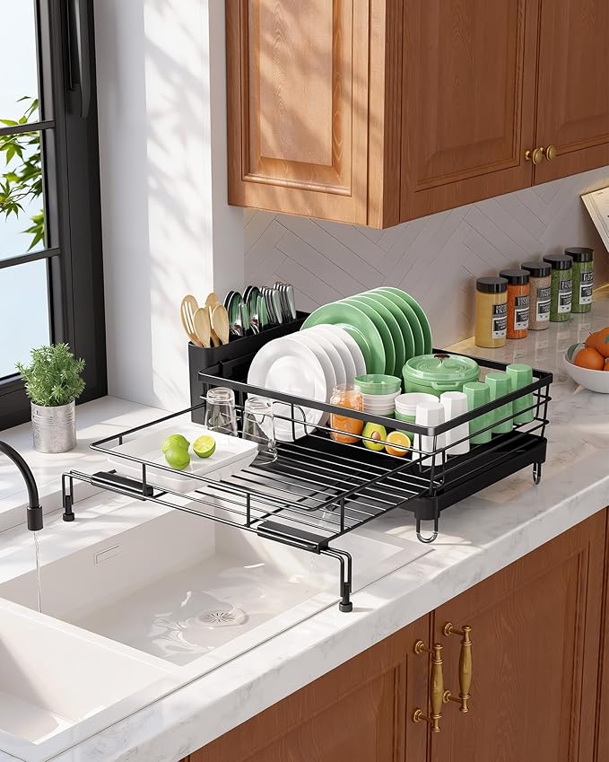 Kitsure Extendable Dish Drying Rack - Image 8