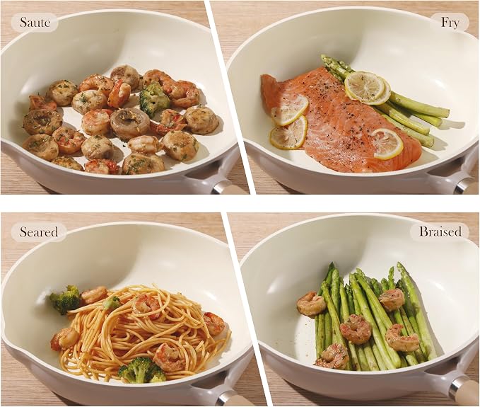 CAROTE 8" Ceramic Frying Pan - Image 6