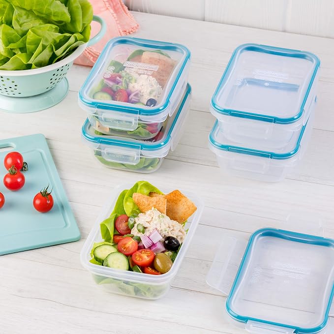 Snapware Plastic Total Solution 5-Pack Food Storage Containers Set, Leakproof & - Image 2
