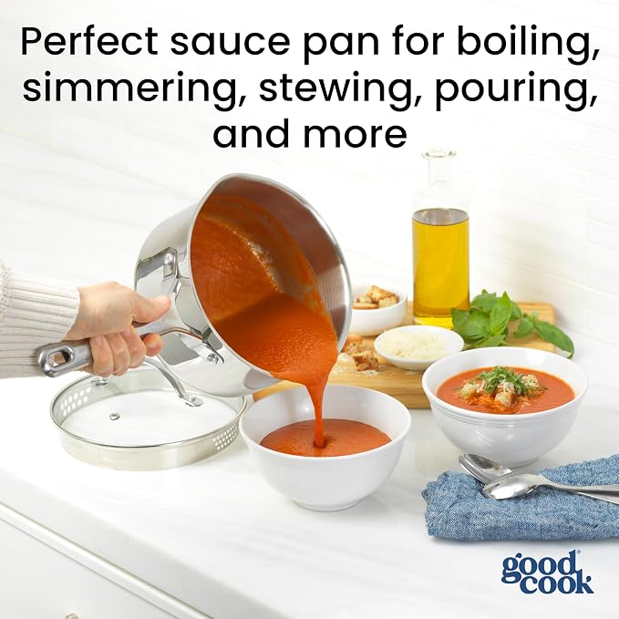 GoodCook Stainless Steel Sauce Pan - Image 2