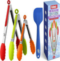 Kaluns Kitchen Tongs for Cooking Grilling Set of 4, BBQ Grill Tongs by Kaluns%C2%AE
