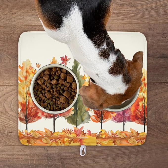 Fall Maple Leaves Dish Drying Mat - Image 8