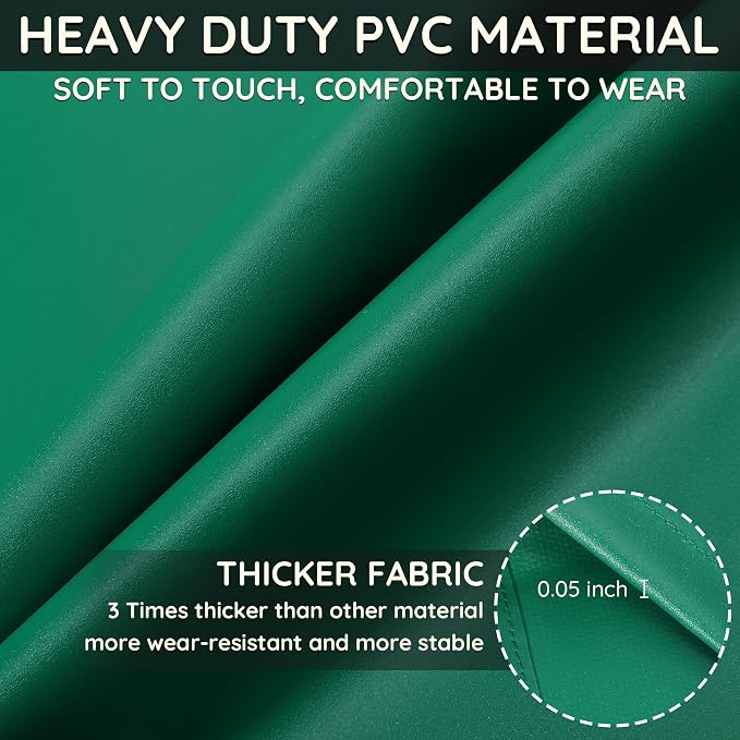 Thicker Rubber Apron, Extra Long Adjustable Apron, Heavy Duty Oil&Chemical - Image 2