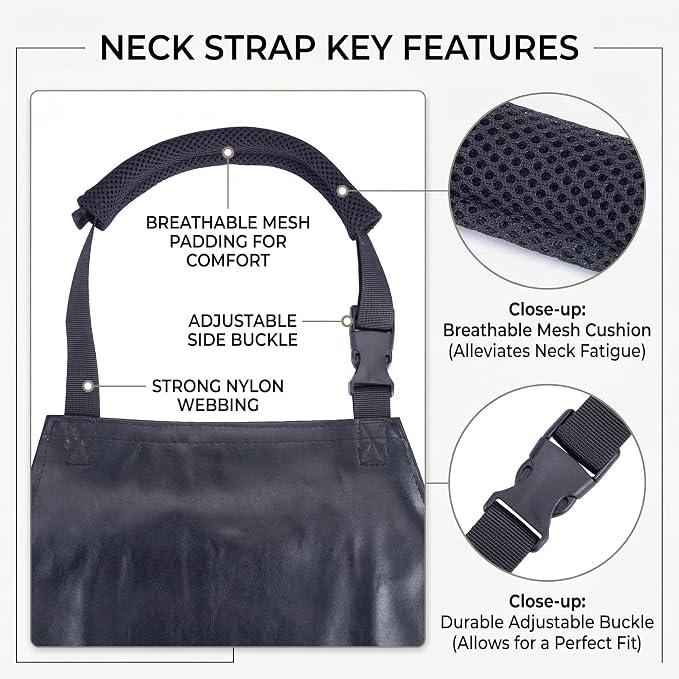 Homsolver Heavy Duty Vinyl Waterproof Apron - Image 2